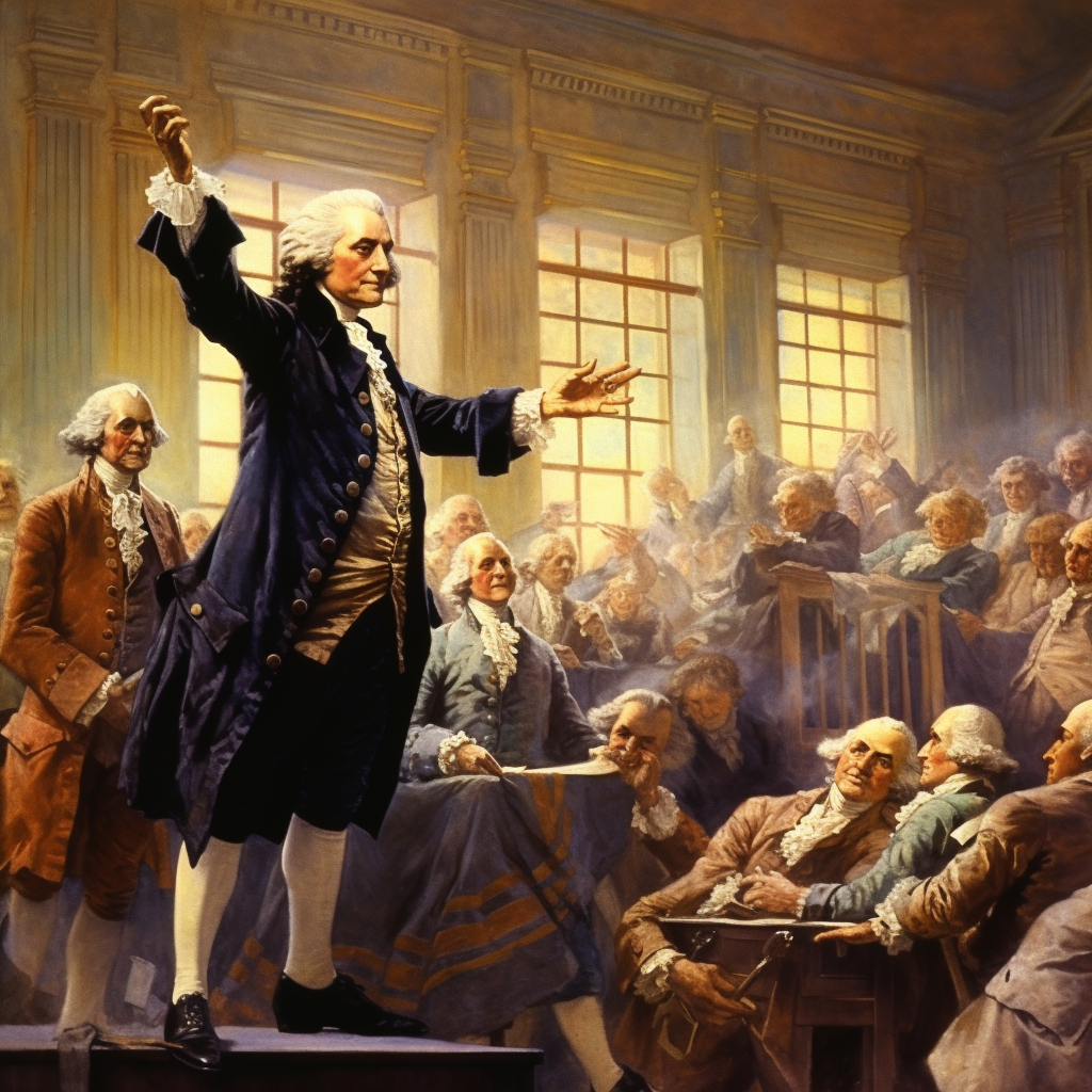 George Washington setting presidential precedents